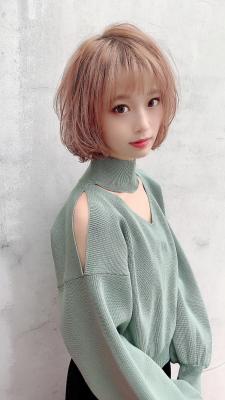 【重山】ナチュラルカールAラインボブ