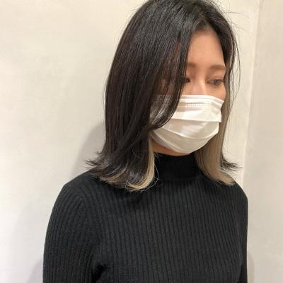 インナーカラーホワイト☆