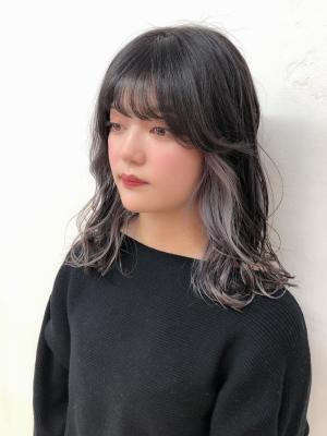 Lia&清水大誠 シルバーインナーカラー♪ Lia&清水大誠 シルバーインナーカラー♪のイメージ画像