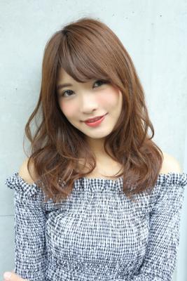 MIX巻きセミロング