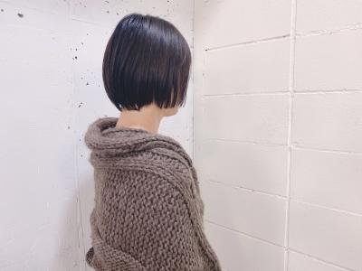 大人のボブスタイル。