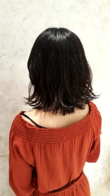 ＊外ハネ×ダークグレーアッシュ＊