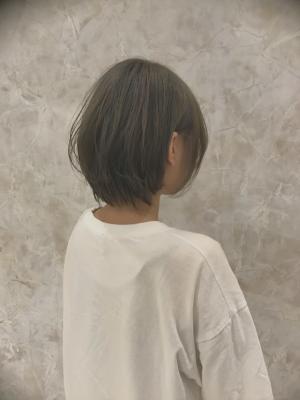 ＊ショート×グレージュ＊