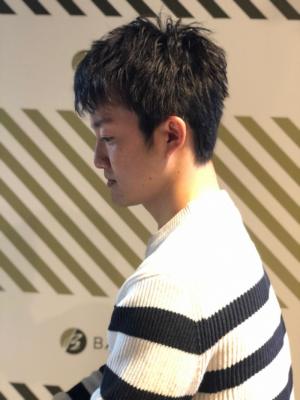 大人のシンプルショート【BARBER-BAR】