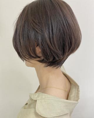 小顔丸みショート