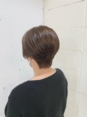 グレーカラー×ショート