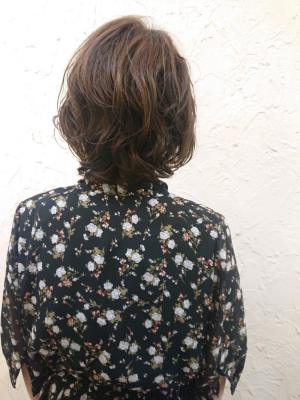 【flor 戸塚】*モダンボブ+グロッシーブラウン*