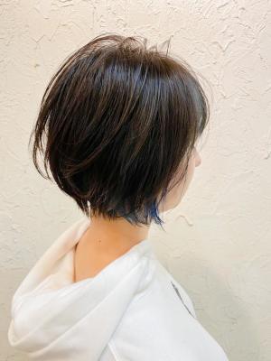 【flor 戸塚】*マニッシュボブブ+インナーブルー*