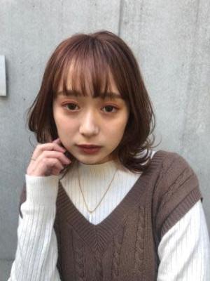 外はねミディアムウルフ 外はねミディアムウルフのイメージ画像