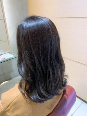 冬もグレージュカラー