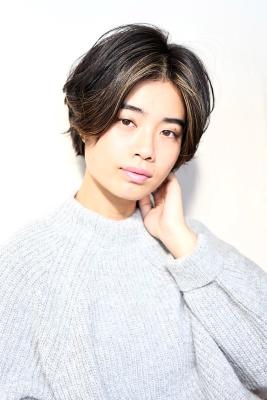 ハイライトカッコいいショート