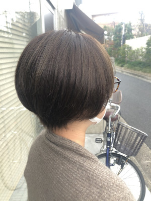 クールなショートボブ