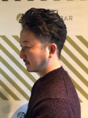 大人の刈り上げスタイル【BARBER-BAR】