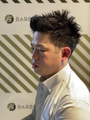 大人のモヒカンショートスタイル【BARBER-BAR】