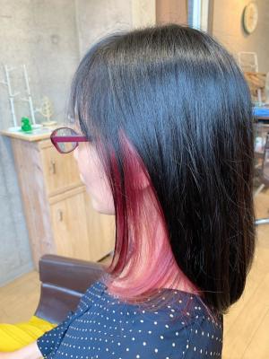 ヘアドネーションからインナーカラー