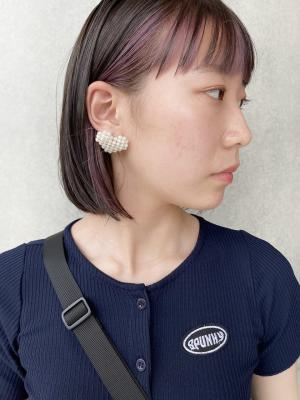 バングインナーカラー