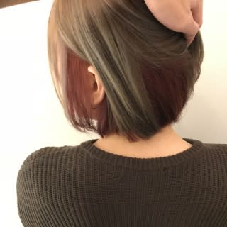 【Neolive aim】 ショートボブインナーカラー