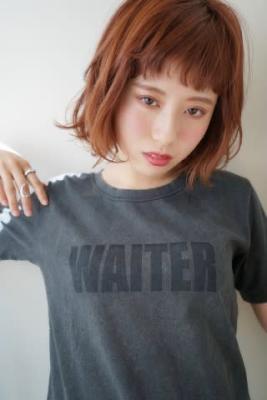甘辛ミックス切りっぱなしボブ♪