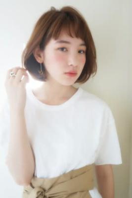 猫っ毛な人にオススメのパーマボブ♪