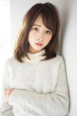 ひし形シルエットの小顔ミディ★