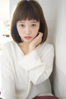 前下がりのおしゃれボブ♪