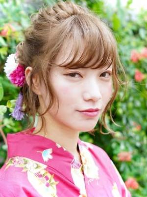 浴衣着付け&アレンジ３
