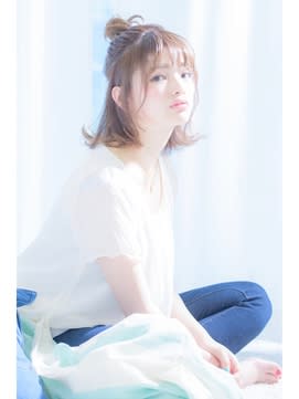 ブルージュカラーとシースルーバング♪