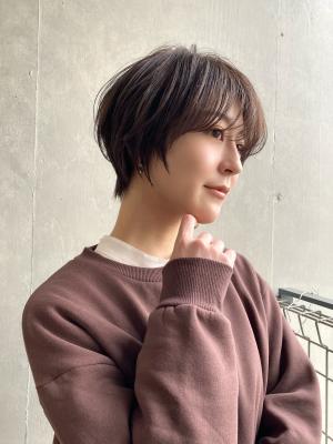 大人可愛いまとまりショートヘアー