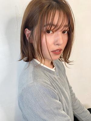 束感が可愛い外ハネボブ