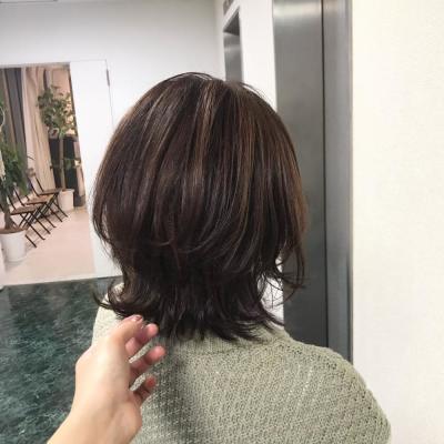 外ハネショートスタイル