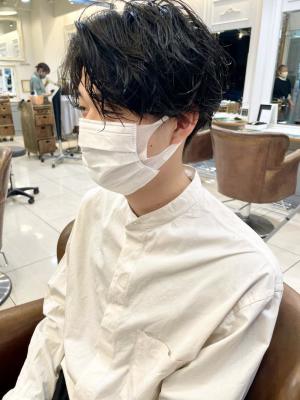 横浜スパイラルカルマパーマ前さがりツイスト22