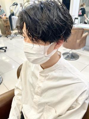 横浜スパイラルカルマパーマ前さがりツイスト24