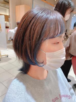めちゃ可愛い！！フェイスラインカラー