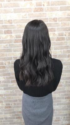 透け感ブラックグレージュ【mertie 錦糸町】