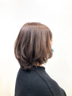 大人ミディアム/ショコラベージュ/30代40代50代/小顔/ 大人ミディアム/ショコラベージュ/30代40代50代/小顔/
