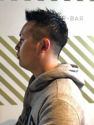 フェードカットスタイル【BARBER-BAR】