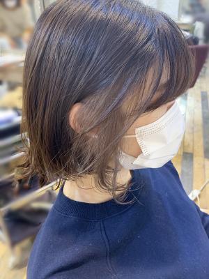 インナーカラー ホワイトラベンダーベージュ 
