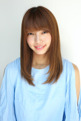 凛としたロングストレート