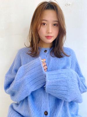 外ハネミディ