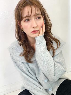 ブリーチなし 透明感たっぷりのグレージュカラー
