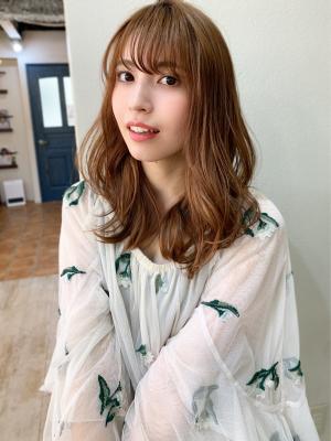 【山田】柔らかシアベージュ無造作フェミニンモテパーマy223 【山田】柔らかシアベージュ無造作フェミニンモテパーマy223