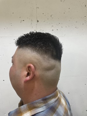 フェード×メンズカット