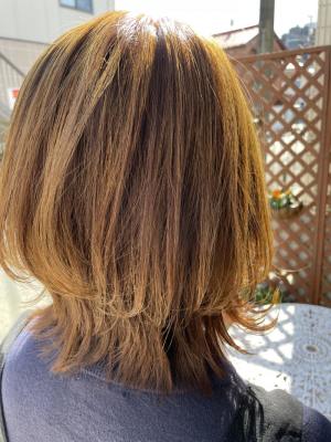 オーダー多数の大人外ハネヘアー