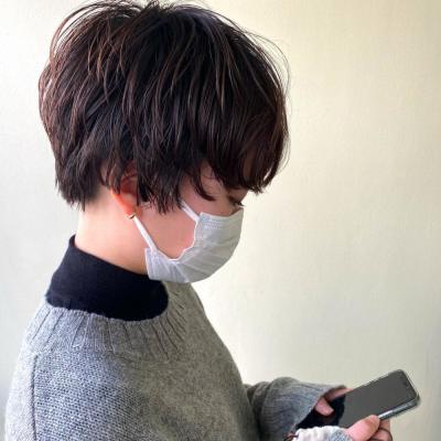 ショートゆるふわパーマstyle