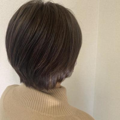 オフィスOK白髪ぼかしハイライト