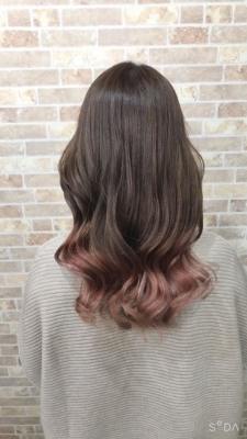 裾カラーペールピンク【mertie 錦糸町】