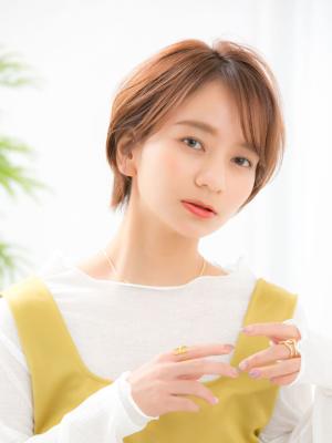 小顔丸みショートスタイル