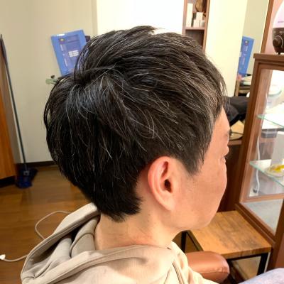 メンズ刈り上げないショートスタイル