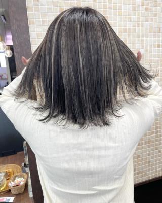 ★大人の細めのハイライトデザイン★