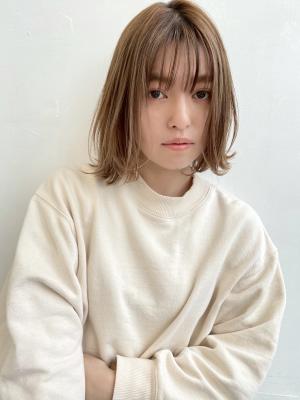 大人ナチュラルなボブ